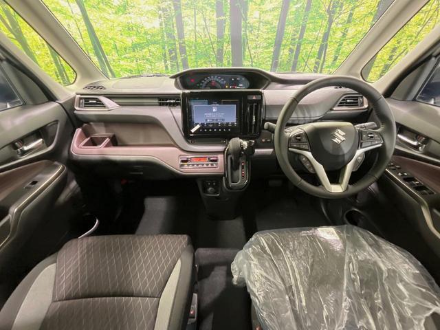 ソリオバンディット ハイブリッドＭＶ　登録済未使用車　メーカー９型ナビ　両側電動ドア　全周囲カメラ　衝突被害軽減システム　レーダークルーズ　コーナーセンサー　スマートキー　ＬＥＤヘッド　純正１５インチアルミ　オートハイビーム　車線逸脱警報（2枚目）