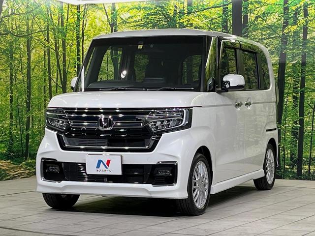 Ｎ－ＢＯＸカスタム Ｌターボ　純正９型ナビ　ターボ　両側電動ドア　バックカメラ　衝突被害軽減システム　禁煙車　ハーフレザーシート　ドラレコ　コーナーセンサー　スマートキー　ＬＥＤヘッド　ビルトインＥＴＣ　クルコン（21枚目）