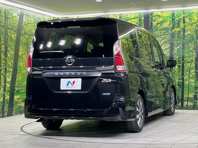 セレナ ハイウェイスター　純正ナビ　全周囲カメラ　衝突軽減装置　ドラレコ　プロパイロット　電動パーキングブレーキ　ＥＴＣ　両側電動スライドドア　リアオートエアコン　ステアリングスイッチ　禁煙車　スマートキー　盗難防止装置（17枚目）