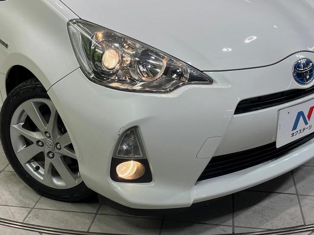 アクア Ｇ　純正ナビ　バックカメラ　禁煙車　ドラレコ　スマートキー　ＥＴＣ　純正１５インチアルミホイール　オートライト　オートエアコン　Ｂｌｕｅｔｏｏｔｈ再生　ＣＤ再生　地デジ　革巻きステアリング　フォグライト（12枚目）