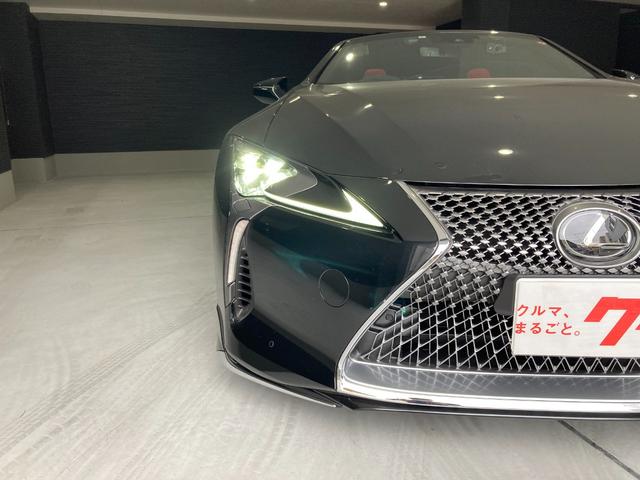 ＬＣ ＬＣ５００　コンバーチブル　ワンオーナー　禁煙車　赤革シート　電動オープン　モデリスタエアロ　前後ドラレコ　パワーシート　ＥＴＣ２．０　ナビ　　バックカメラ　フルセグＴＶ　　ＬＥＤヘッドライト　ＡＷ２１インチ　ワンオフマフラー（37枚目）