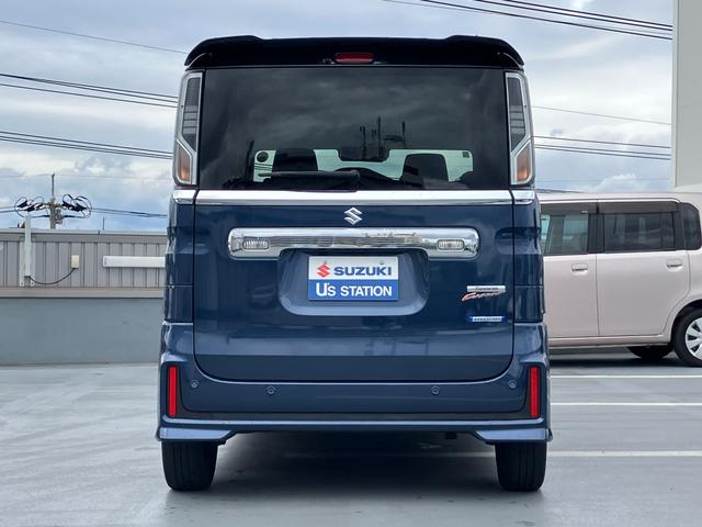 スペーシアカスタム カスタム　ＨＹＢＲＩＤ　ＸＳターボ　３型　バックカメラ　オートライト　Ｂｌｕｅｔｏｏｔｈ　スライドドア　純正ナビ　プッシュスタート　シートヒーター　オートエアコン　スズキセーフティーサポート　衝突被害軽減システム　アイドリングストップ（9枚目）