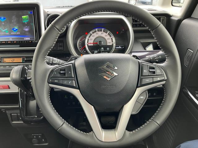 スペーシアカスタム カスタム　ＨＹＢＲＩＤ　ＸＳターボ　３型　バックカメラ　オートライト　Ｂｌｕｅｔｏｏｔｈ　スライドドア　純正ナビ　プッシュスタート　シートヒーター　オートエアコン　スズキセーフティーサポート　衝突被害軽減システム　アイドリングストップ（35枚目）