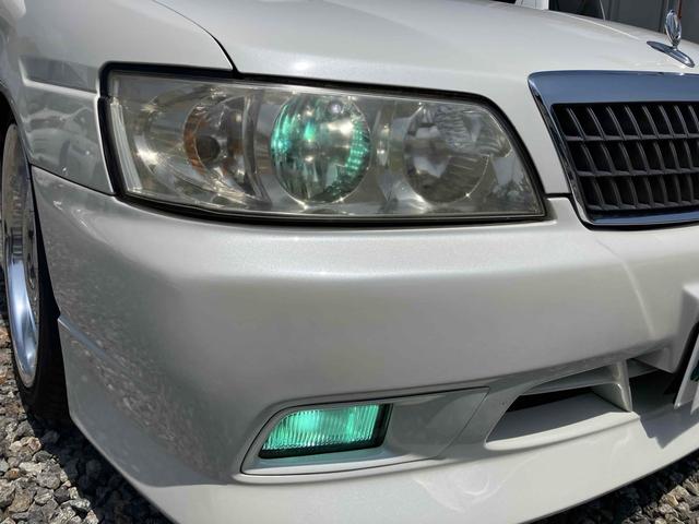 ローレル メダリスト　車高調　１８インチアルミ　エアロ　社外ステアリング　ＥＴＣ　ＨＩＤ　キーレス　ＡＴ（32枚目）