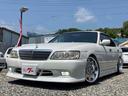 ローレル メダリスト　車高調　１８インチアルミ　エアロ　社外ステアリング　ＥＴＣ　ＨＩＤ　キーレス　ＡＴ（2枚目）