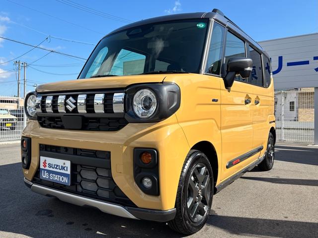 スペーシアギア ハイブリッドXZ デュアルセンサーブレーキサポートII、誤発進抑制機能、後方誤発進抑制機能、低速時ブレーキサポート(前進・後退)、標識認識機能、ヘッドアップディスプレイ、アダプティブクルーズコントロール(2枚目)