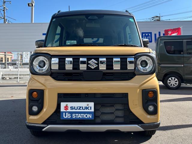 スペーシアギア ハイブリッドXZ デュアルセンサーブレーキサポートII、誤発進抑制機能、後方誤発進抑制機能、低速時ブレーキサポート(前進・後退)、標識認識機能、ヘッドアップディスプレイ、アダプティブクルーズコントロール(3枚目)