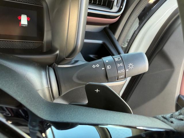 スペーシアカスタム ハイブリッドXSターボ デュアルセンサーブレーキサポートII、誤発進抑制機能、後方誤発進抑制機能、低速時ブレーキサポート(前進、後退)パーキングセンサー(フロント、リヤ)、車線逸脱警報機能、車線逸脱抑制機能、ふらつき警報機能(13枚目)