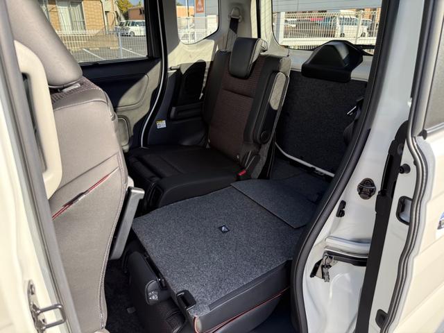 スペーシアカスタム ハイブリッドXSターボ デュアルセンサーブレーキサポートII、誤発進抑制機能、後方誤発進抑制機能、低速時ブレーキサポート(前進、後退)パーキングセンサー(フロント、リヤ)、車線逸脱警報機能、車線逸脱抑制機能、ふらつき警報機能(24枚目)