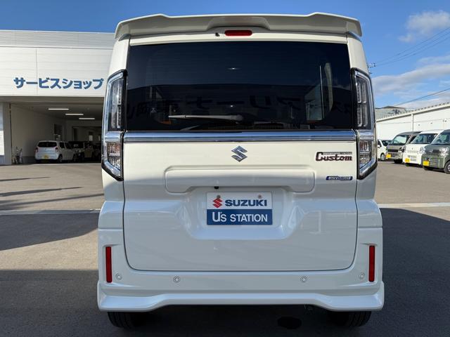 スペーシアカスタム ハイブリッドXSターボ デュアルセンサーブレーキサポートII、誤発進抑制機能、後方誤発進抑制機能、低速時ブレーキサポート(前進、後退)パーキングセンサー(フロント、リヤ)、車線逸脱警報機能、車線逸脱抑制機能、ふらつき警報機能(40枚目)