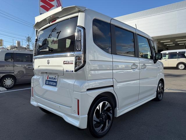 スペーシアカスタム ハイブリッドXSターボ デュアルセンサーブレーキサポートII、誤発進抑制機能、後方誤発進抑制機能、低速時ブレーキサポート(前進、後退)パーキングセンサー(フロント、リヤ)、車線逸脱警報機能、車線逸脱抑制機能、ふらつき警報機能(42枚目)