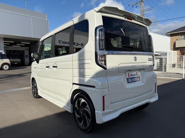 スペーシアカスタム ハイブリッドXSターボ デュアルセンサーブレーキサポートII、誤発進抑制機能、後方誤発進抑制機能、低速時ブレーキサポート(前進、後退)パーキングセンサー(フロント、リヤ)、車線逸脱警報機能、車線逸脱抑制機能、ふらつき警報機能(43枚目)