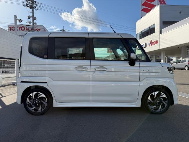 スペーシアカスタム ハイブリッドXSターボ デュアルセンサーブレーキサポートII、誤発進抑制機能、後方誤発進抑制機能、低速時ブレーキサポート(前進、後退)パーキングセンサー(フロント、リヤ)、車線逸脱警報機能、車線逸脱抑制機能、ふらつき警報機能(45枚目)