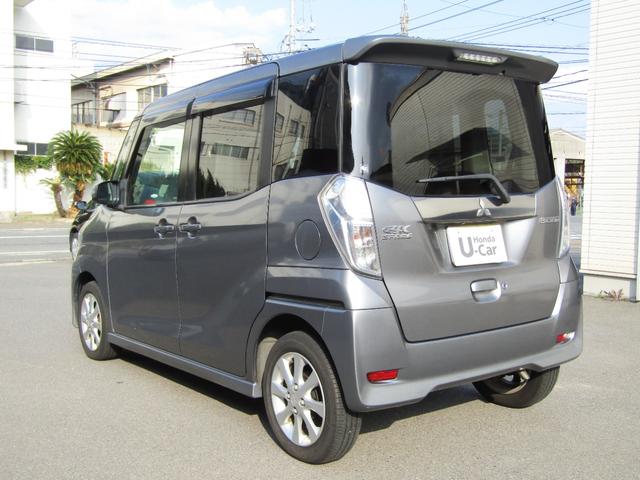 ｅＫスペースカスタム カスタムＧ　ｅ－アシスト　衝突軽減ブレーキ　両側電動スライドドア　バックカメラ　ロールサンシェード　サーキュレーター　ＨＩＤヘッドライト　スマートキー　アルミホイール　ワンオーナー（4枚目）