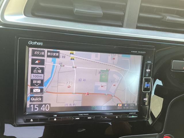 フィット 13G・L ホンダセンシング ワンオーナー 禁煙車 ナビ フルセグTV CD DVD バックモニター LEDヘッドライト ETC 純正アルミホイール キー2個 スタッドス&ホイール(13枚目)