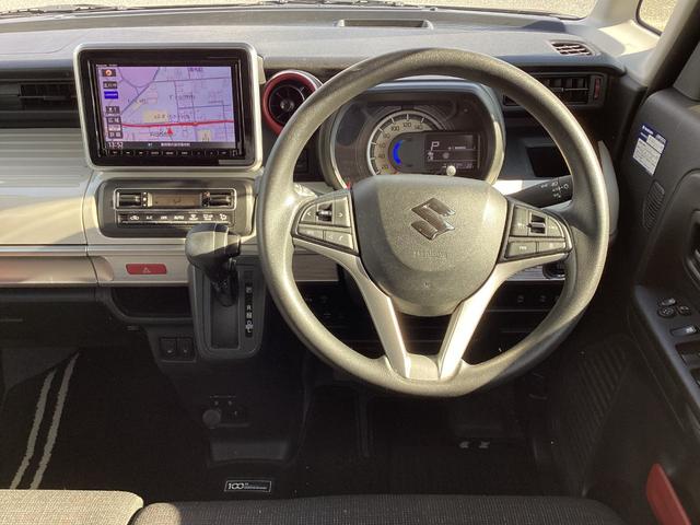 スペーシア ハイブリッドＸ　ワンオーナー　禁煙車　８インチナビ　フルセグＴＶ　ＣＤ　ＤＶＤ　バックモニター　ＥＴＣ　両側電動スライドドア　シートヒーター　ＵＳＢ入力端子　クリアランスソナー　セーフティサポート　キー２個（10枚目）