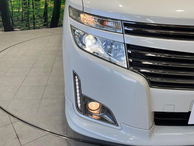 250ハイウェイスターアーバンクロム 禁煙車 純正SDナビ 両側電動ドア ハーフレザー HIDヘッド バックカメラ ETC 純正18アルミ スマートキー オートライト Bluetooth再生 電動格納ミラー(47枚目)