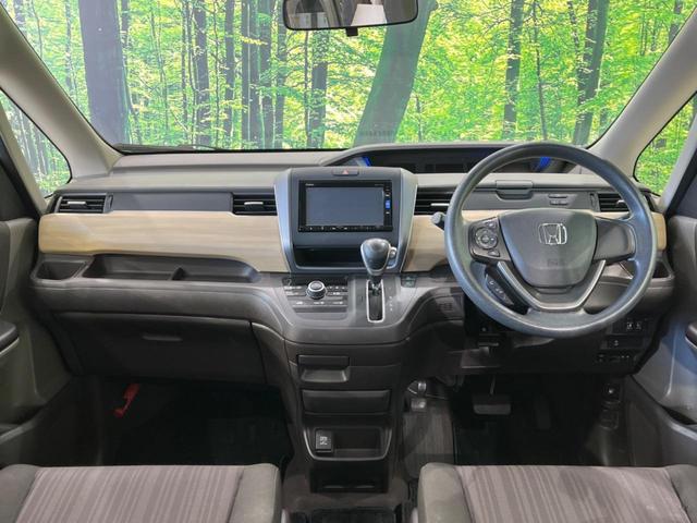 G 両側電動スライドドア 禁煙車 純正ナビ バックカメラ Bluetooth再生 ETC LEDヘッドライト スマートキー ステアリングスイッチ ブラックインテリア DVD再生 CD再生 盗難防止装置(2枚目)