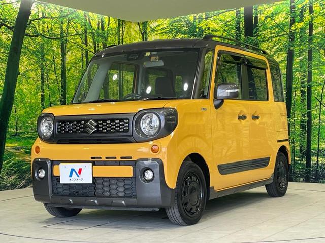 スペーシアギア ハイブリッドＸＺ　４ＷＤ　禁煙車　ＳＤナビ　ルーフレール　衝突軽減装置　両側電動スライドドア　シートヒーター　クリアランスソナー　ＬＥＤヘッド　バックカメラ　ＥＴＣ　純正１４インチアルミ　スマートキー（18枚目）