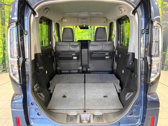 スペーシアカスタム ハイブリッドＸＳターボ　４ＷＤ　純正９型ナビ　両側電動ドア　全周囲カメラ　セーフティサポート　レーダークルーズ　禁煙車　ハーフレザーシート　ドラレコ　コーナーセンサー　ＬＥＤヘッド　ナビ連動ＥＴＣ　車線逸脱警報（10枚目）