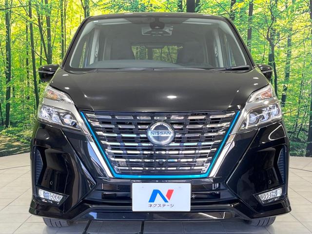 セレナ ｅ－パワー　ハイウェイスターＶ　両側電動ドア　純正１０型ナビ　全周囲カメラ　衝突被害軽減システム　レーダークルーズ　禁煙車　ドラレコ　コーナーセンサー　スマートキー　ＬＥＤヘッド　ビルトインＥＴＣ　オートハイビーム　車線逸脱警報（15枚目）