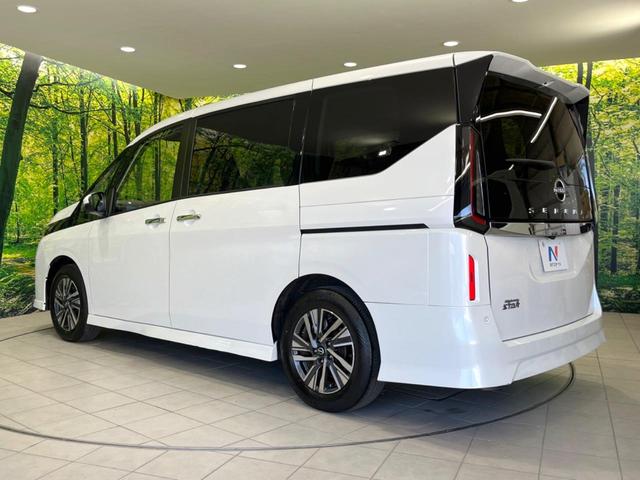 セレナ ハイウェイスターV 両側電動ドア 純正12型ナビ 全周囲カメラ 衝突被害軽減システム レーダークルーズ 禁煙車 コーナーセンサー LEDヘッド ETC2.0 オートハイビーム 車線逸脱警報 オートライト(26枚目)