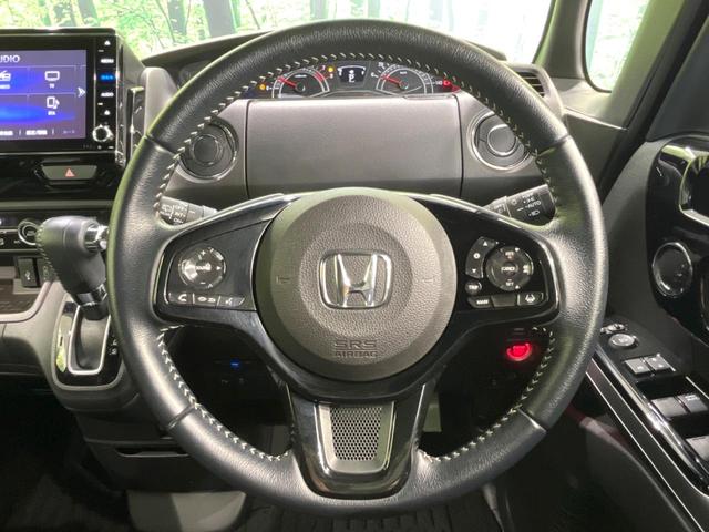 N-BOXカスタム Lターボ 両側電動ドア 純正8型ナビ バックカメラ ホンダセンシング レーダークルーズ 禁煙車 ハーフレザーシート ドラレコ コーナーセンサー スマートキー LEDヘッド ビルトインETC 車線逸脱警報(11枚目)