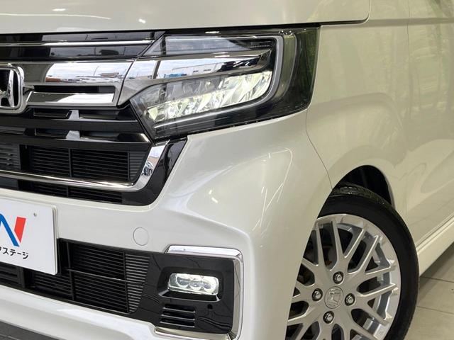 N-BOXカスタム Lターボ 両側電動ドア 純正8型ナビ バックカメラ ホンダセンシング レーダークルーズ 禁煙車 ハーフレザーシート ドラレコ コーナーセンサー スマートキー LEDヘッド ビルトインETC 車線逸脱警報(12枚目)