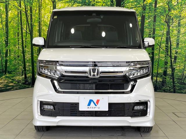 N-BOXカスタム Lターボ 両側電動ドア 純正8型ナビ バックカメラ ホンダセンシング レーダークルーズ 禁煙車 ハーフレザーシート ドラレコ コーナーセンサー スマートキー LEDヘッド ビルトインETC 車線逸脱警報(14枚目)