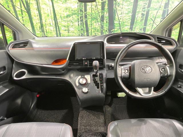 シエンタ Ｇ　クエロ　両側電動ドア　ＳＤナビ　後席モニター　バックカメラ　セーフティセンス　禁煙車　ハーフレザーシート　ドラレコ　スマートキー　ＬＥＤヘッド　ビルトインＥＴＣ　オートハイビーム　車線逸脱警報（2枚目）