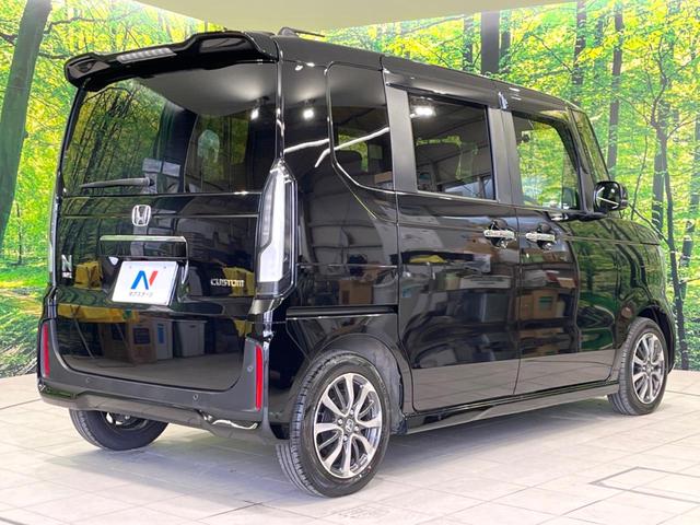 N-BOXカスタム ベースグレード 両側電動ドア 純正SDナビ バックカメラ 衝突被害軽減システム レーダークルーズ 禁煙車 ドラレコ コーナーセンサー スマートキー LEDヘッド ビルトインETC オートハイビーム 車線逸脱警報(17枚目)