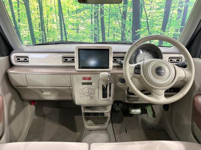 アルトラパン X 4WD 純正SDナビ 全周囲カメラ 衝突被害軽減システム 禁煙車 コーナーセンサー スマートキー LEDヘッド 車線逸脱警報 オートライト オートエアコン 純正14インチアルミ(2枚目)