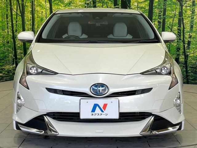 プリウス Aプレミアム ツーリングセレクション モデリスタフルエアロ 純正9型ナビ バックカメラ セーフティセンス レーダークルーズ 禁煙車 レザーシート ドラレコ コーナーセンサー LEDヘッド ナビ連動ETC オートハイビーム(14枚目)