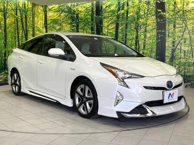 プリウス Aプレミアム ツーリングセレクション モデリスタフルエアロ 純正9型ナビ バックカメラ セーフティセンス レーダークルーズ 禁煙車 レザーシート ドラレコ コーナーセンサー LEDヘッド ナビ連動ETC オートハイビーム(16枚目)