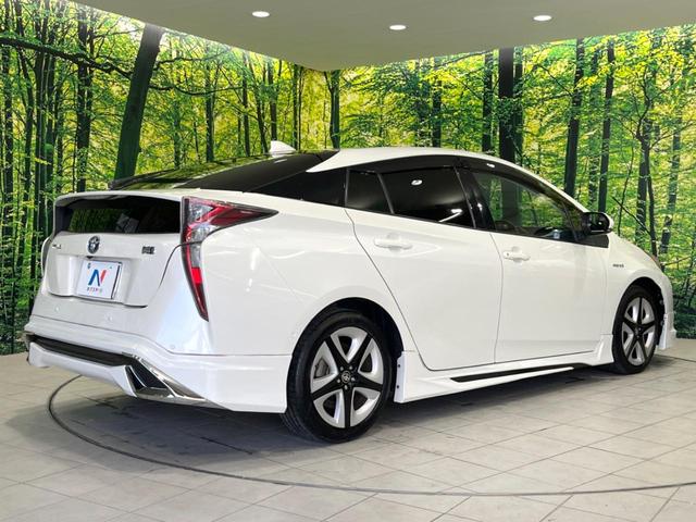 プリウス Aプレミアム ツーリングセレクション モデリスタフルエアロ 純正9型ナビ バックカメラ セーフティセンス レーダークルーズ 禁煙車 レザーシート ドラレコ コーナーセンサー LEDヘッド ナビ連動ETC オートハイビーム(17枚目)