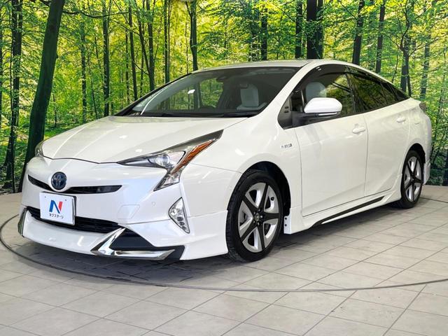 プリウス Aプレミアム ツーリングセレクション モデリスタフルエアロ 純正9型ナビ バックカメラ セーフティセンス レーダークルーズ 禁煙車 レザーシート ドラレコ コーナーセンサー LEDヘッド ナビ連動ETC オートハイビーム(24枚目)