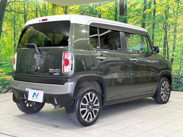 ハスラー Jターボ 4WD SDナビ 衝突被害軽減システム 禁煙車 スマートキー HIDヘッド クルコン 車線逸脱警報 オートライト オートエアコン 純正15インチアルミ Bluetooth CD DVD再生 フルセグ(17枚目)