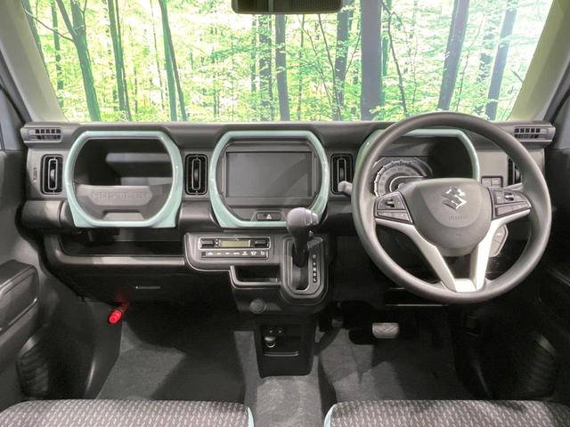 ハスラー ハイブリッドG 届出済未使用車 衝突被害軽減システム 車線逸脱 レーダークルーズ コーナーセンサー スマートキー 前席シートヒーター LEDヘッド オートハイビーム オートライト オートエアコン ステアリングスイッチ(2枚目)