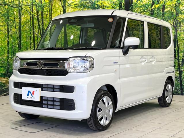 スペーシア ハイブリッドG 届出済未使用車 衝突被害軽減システム コーナーセンサー スマートキー LEDヘッド オートハイビーム 車線逸脱警報 オートライト オートエアコン 盗難防止装置 プライバシーガラス(47枚目)