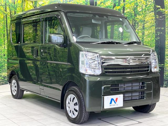 エブリイ ジョイン 4WD MT車 禁煙車 純正SDナビ 衝突被害軽減システム 車線逸脱警報 コーナーセンサー ETC LEDヘッド オートライト Bluetooth DVD/CD再生 フルセグ 電動格納ミラー(16枚目)