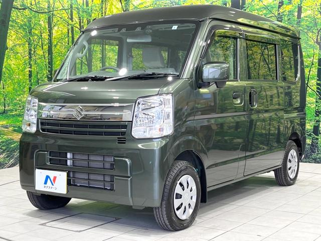 エブリイ ジョイン 4WD MT車 禁煙車 純正SDナビ 衝突被害軽減システム 車線逸脱警報 コーナーセンサー ETC LEDヘッド オートライト Bluetooth DVD/CD再生 フルセグ 電動格納ミラー(57枚目)