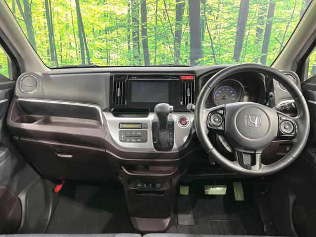 Ｎ－ＷＧＮカスタム Ｇ・Ａパッケージ　４ＷＤ　バックカメラ　衝突被害軽減システム　禁煙車　ハーフレザーシート　ドラレコ　スマートキー　ＨＩＤヘッド　ＥＴＣ　クルコン　純正１４インチアルミ　オートライト　オートエアコン　Ｂｌｕｅｔｏｏｔｈ（2枚目）