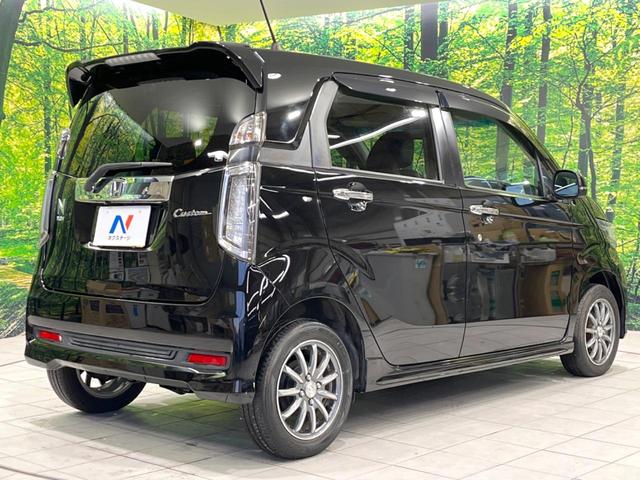 Ｎ－ＷＧＮカスタム Ｇ・Ａパッケージ　４ＷＤ　バックカメラ　衝突被害軽減システム　禁煙車　ハーフレザーシート　ドラレコ　スマートキー　ＨＩＤヘッド　ＥＴＣ　クルコン　純正１４インチアルミ　オートライト　オートエアコン　Ｂｌｕｅｔｏｏｔｈ（18枚目）