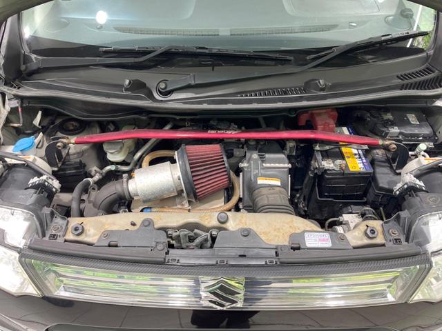 ワゴンRスティングレー T ターボ SDナビ 禁煙車 ドラレコ スマートキー HIDヘッド ETC オートライト オートエアコン CD DVD再生 地デジ パドルシフト 盗難防止装置 プライバシーガラス(18枚目)