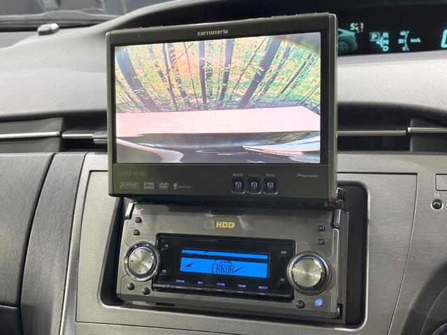 プリウス S HDDナビ バックカメラ 禁煙車 スマートキー HIDヘッド ビルトインETC オートライト オートエアコン CD DVD再生 15インチアルミ 盗難防止装置 プライバシーガラス(4枚目)