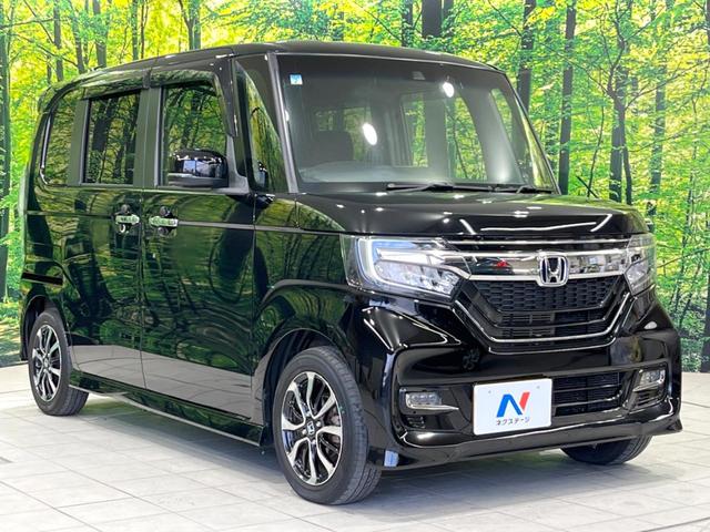 Ｎ－ＢＯＸカスタム Ｇ・Ｌホンダセンシング　電動スライドドア　ＳＤナビ　バックカメラ　衝突被害軽減システム　禁煙車　ドラレコ　スマートキー　ＬＥＤヘッド　ビルトインＥＴＣ　純正１４インチアルミ　オートハイビーム　車線逸脱警報　オートライト（17枚目）