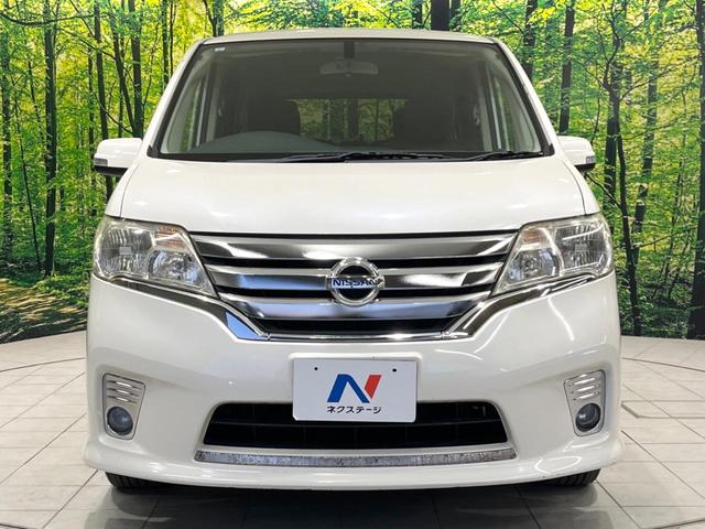 セレナ ハイウェイスター　ガラスルーフ　両側電動ドア　純正ＨＤＤナビ　バックカメラ　衝突被害軽減システム　禁煙車　スマートキー　ＨＩＤヘッド　ビルトインＥＴＣ　クルコン　純正１６インチアルミ　オートライト　オートエアコン（15枚目）