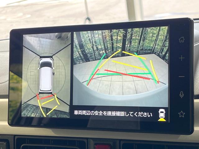 ムーヴキャンバス ストライプスＧターボ　４ＷＤ　両側電動ドア　ディスプレイオーディ　全周囲カメラ　衝突被害軽減システム　レーダークルーズ　禁煙車　ドラレコ　コーナーセンサー　ＬＥＤヘッド　ＥＴＣ　オートハイビーム　車線逸脱警報　オートライト（5枚目）