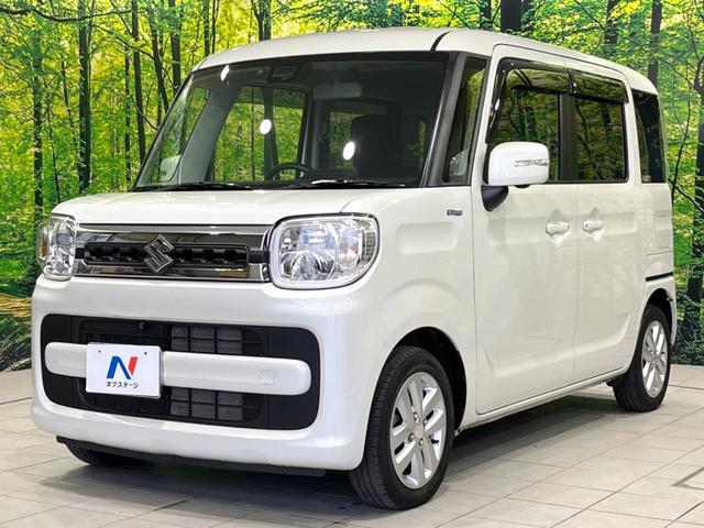 スペーシア ハイブリッドＸ　４ＷＤ　両側電動ドア　純正ＳＤナビ　全周囲カメラ　衝突被害軽減システム　禁煙車　コーナーセンサー　スマートキー　ビルトインＥＴＣ　純正１４インチアルミ　オートハイビーム　車線逸脱警報（24枚目）