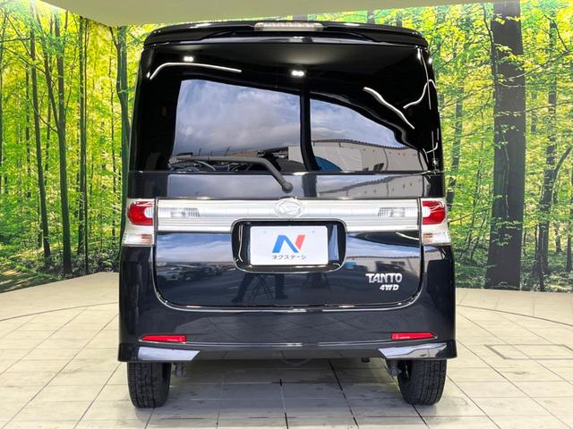 タント カスタムＲＳ　４ＷＤ　電動スライドドア　純正ＨＤＤナビ　バックカメラ　禁煙車　ＨＩＤヘッド　ＥＴＣ　オートエアコン　ＣＤ　ＤＶＤ再生　衝突安全ボディ　盗難防止措置　プライバシーガラス（15枚目）